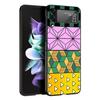 Cover Per Samsung Galaxy Zflip3 Zflip Z Flip 3 5g Z Flip 4 Flip3 Zflip4 Zflip Cover Rigida in PC Stampa a Colori Demon Slayer