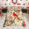 Homewish Cardibal Bird Hummingbird Duvet Cover Set 2Pcs/3Pcs Merry Christmas Bedding Wild Animal Wildlife Quilt Cover Set
