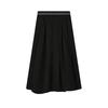 New FILA MILANO Collection Casual Long Skirt Women's Jet Black F11W525303F-BK
