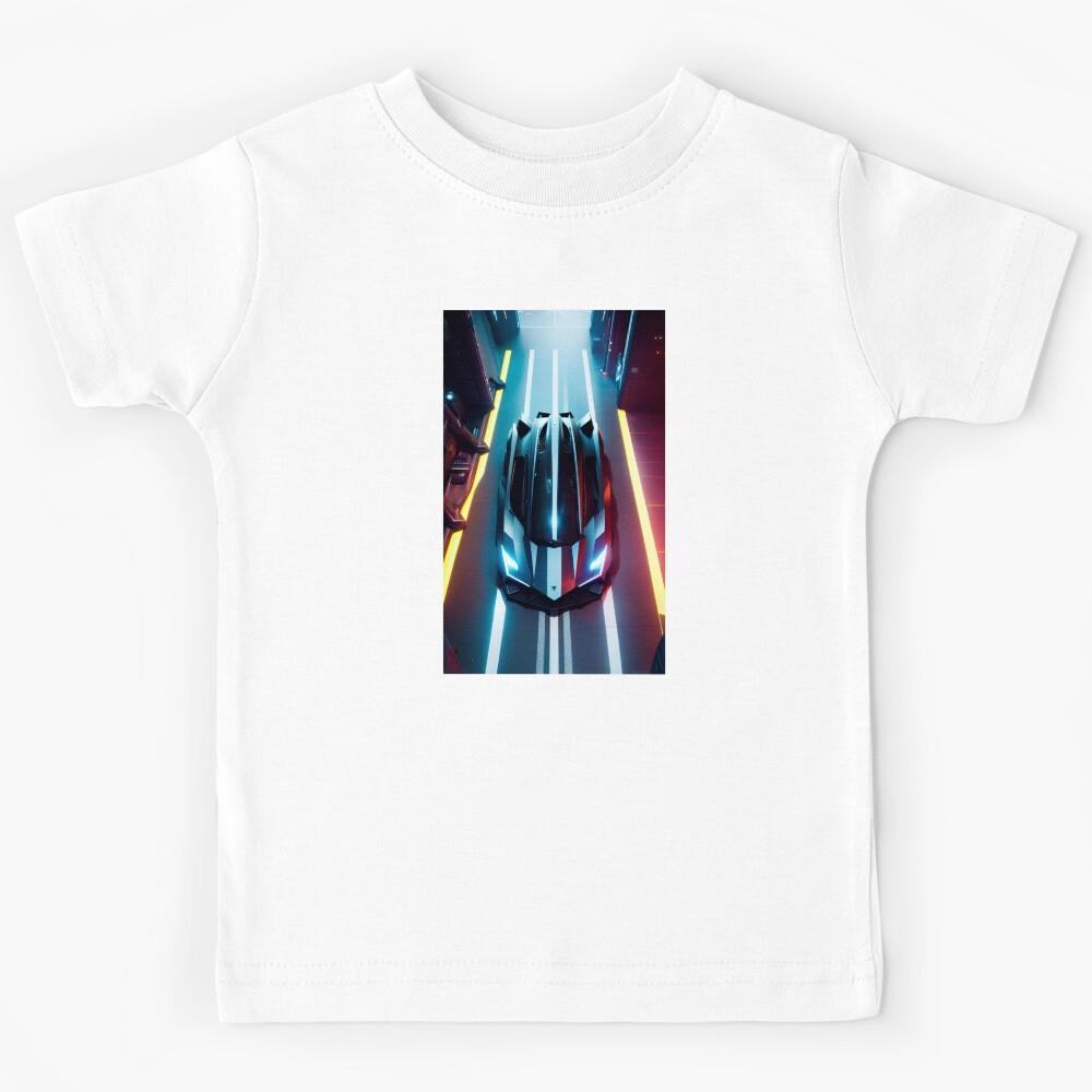 Copy of A.I INK | Futuristic Cyberpunk Lambo Kids T-Shirt 170