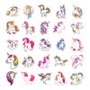 50 Unicorn All Ages Stickers, Cute Rainbow Horse Mix And Match Graffiti Suitcase Notebook Stickers