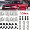 30Pcs For A4 B8 A5 8T Car Undertray Engine Under Cover Fixing Clips Shield Trim Panel Screws Kit Auto Repairing Accessories