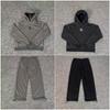 Mertra Set Felpa con Cappuccio e Pantaloni Streetwear da Donna Vestibilità Larga Tuta Casual 2025