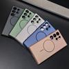 Phone Case For Samsung Galaxy S26 S25 S24 S23 S22 Plus Ultra Matte Shockproof For Magsafe Wireless Charge Magnetic Cover