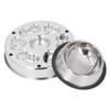 2 Pcs Slow Feeder Dog Bowls Stainless Steel Slow Down Eating Pet Dish Bowls Easy Cleaning Feeding