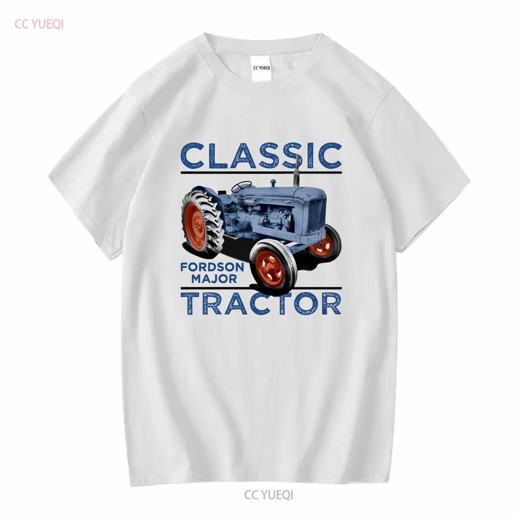 Classic Tractors Fordson Major Inspired Retro T Shirt vintage Washed Casual designer clothes homme Comfortable Breathable