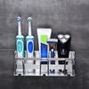 Premium Bathroom Toothbrush Holder Stainless Steel Bathroom Toothbrush Organizer