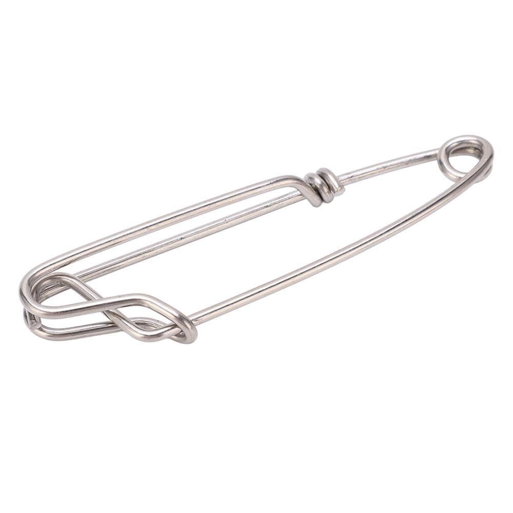15 STKS Open Oog Pin Lange Lijn Clips Snap 2.0*80mm Vis Snap Clip Draagbare Tonijn Clip Zeevissen