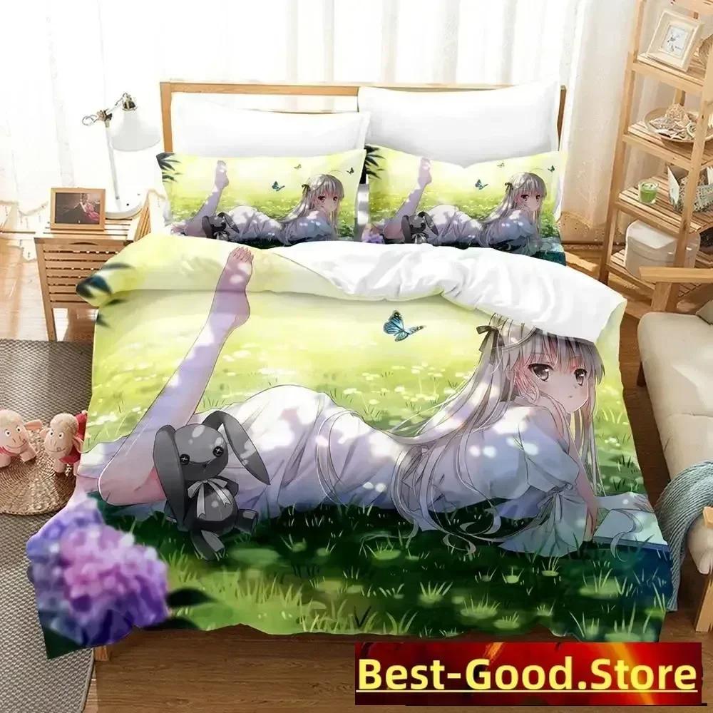 Sexy Yosuga No Sora Bedding Set Printed Bed Set With Pillowcase Bed Duvet Cover Soft Queen King Size Bedclothes Home Single Twin