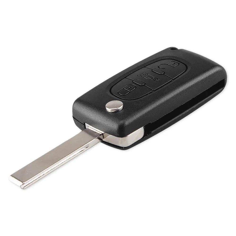 Guscio Chiave Auto a Flip Per Fiat Scudo Ulysse Adatto Lancia Phedra Lama Hu83/Va2 Ce0523 Ce0536 Custodia Telecomando 2/3/4 Pulsanti Nuovo Arrivo