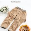 Women's Ultra-Thick Velvet-Lined Winter Casual Pants – Plus Size, Fashionable European Style