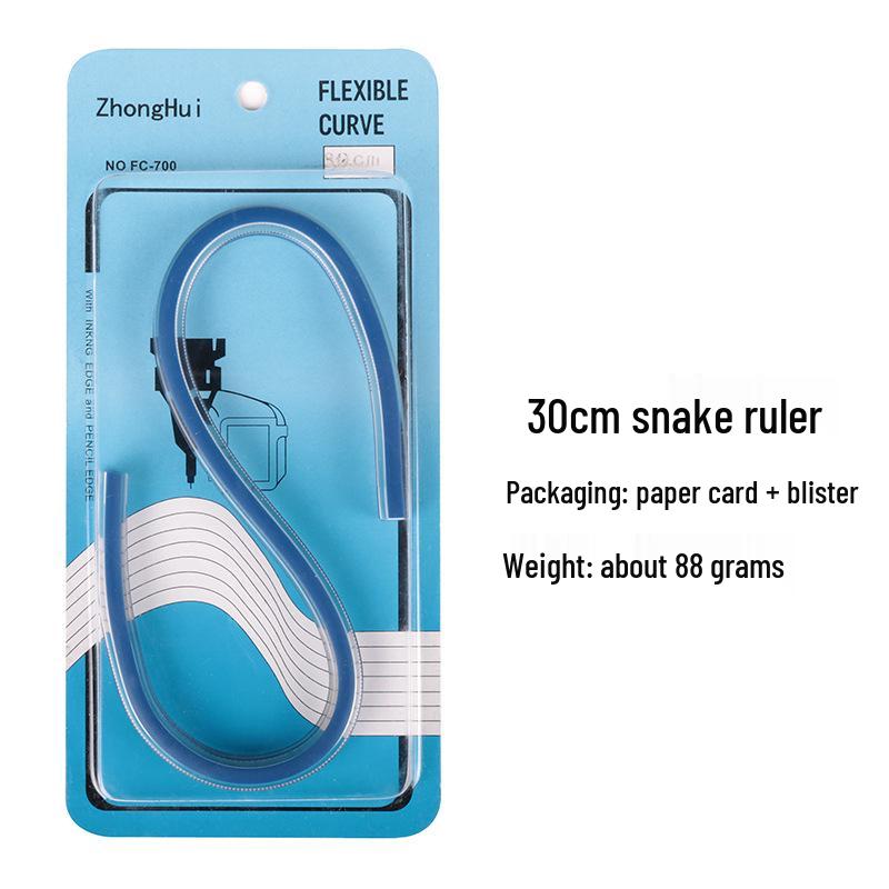 Snake Ruler: Multifunctional Curve Ruler for Clothing Patterns, Art, Manga, Engineering, and Architectural Design