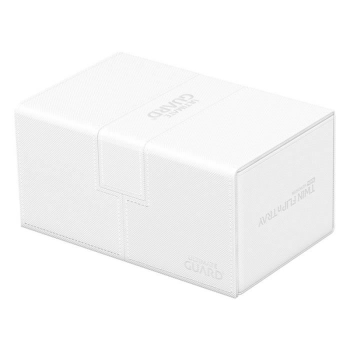 Deck box - ULTIMATE GUARD - Twin Flip'n'Tray 160+ - Monocolor Blanc - 160 cartes - Accessoires inclus
