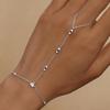 CANNER Bracciale con Charm in Argento 925 Stile INS Occhio di Cavallo Zircone con Catena ad Anello per Donna Uomo Coppia Gioielli da Festa