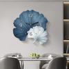 BEPAN Ginkgo Leaves with Clocks, Wall-mounted Restaurant Decorative Paintings, Creative Background Walls, and Home Decoration Clocks