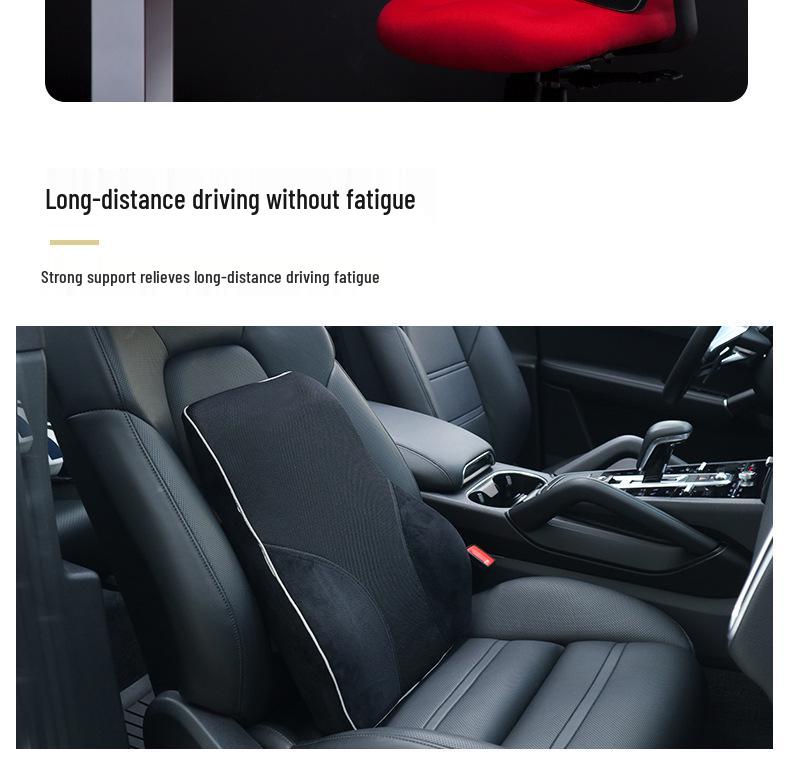 Lendenstützkissen aus Memory-Schaum für Auto und Bürostuhl
