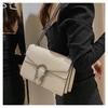 Snake Print Crossbody Chain Bag - 2024 Small European & American Style Single-Shoulder Bag for Women
