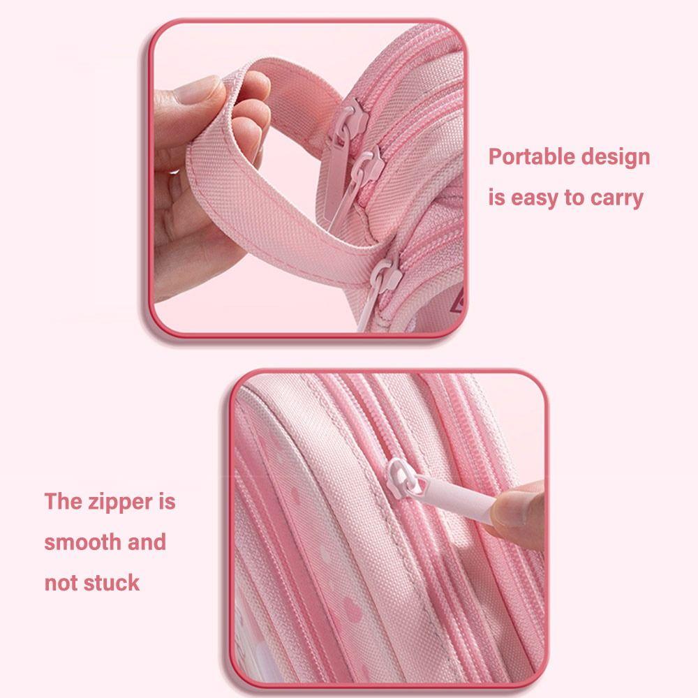 Transparente Stifttasche Wasserdichte Schreibwarentasche Große Kapazität Stiftebox Schulsachen