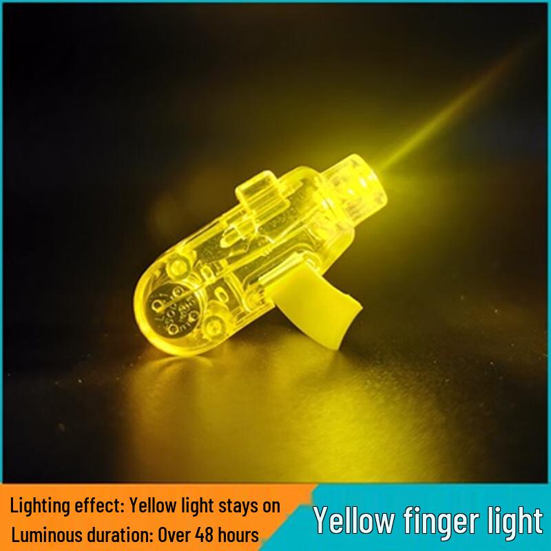 LED Finger Ring Party Lights (50-Pack)