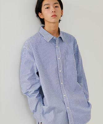 MARKM Striped Big Fit Shirt (Mjbah5002)
