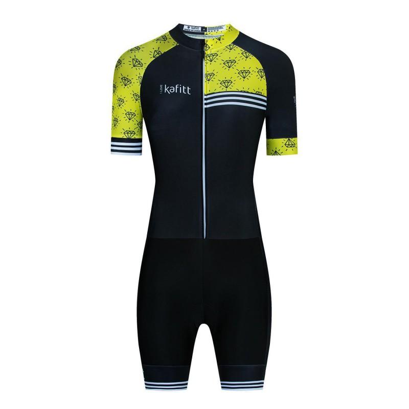 Unisex Quick-Dry Short-Sleeve Cycling Bodysuit Mountain Bike Downhill Trail Riding Outdoor Sport