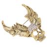 Drill Skull Brooch Sparkling  S Fashion Personality Brooch Accessories for Suit Coat
