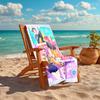 1pc KPop Demon Hunters9 Beach Towel, Comfortable and Thick, and Swimming/Bath/Picnic/Camping Towel, Suitable for Seaside Beaches