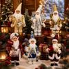 Creative Standing Santa Doll Cute Large Santa Figurine Christmas Ornament  Birthday Gifts