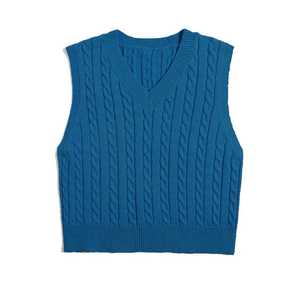 New Sweaters, Women's Knitted Vests, Pullovers, V-neck, Vest Sweaters, Versatile Tops