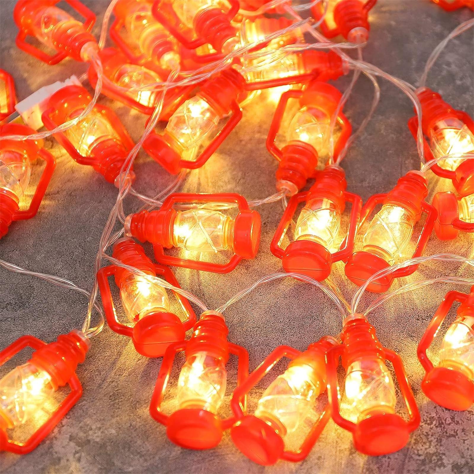 

Led Lantern String Lights 1000K Super Bright Battery Powered Mini Kerosene Fairy Lights For Garden Path Yard Decoration 6m 40 light #1