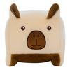 Square Capybara Plush Toy Cute Stuffed Animal Doll Cartoon Decoration Gift Kids