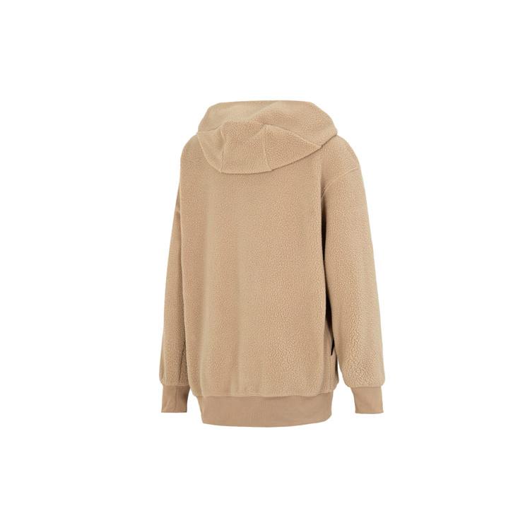 Nike Sweatshirts Women's Khaki Hooded Moderate Regular DQ6841-258