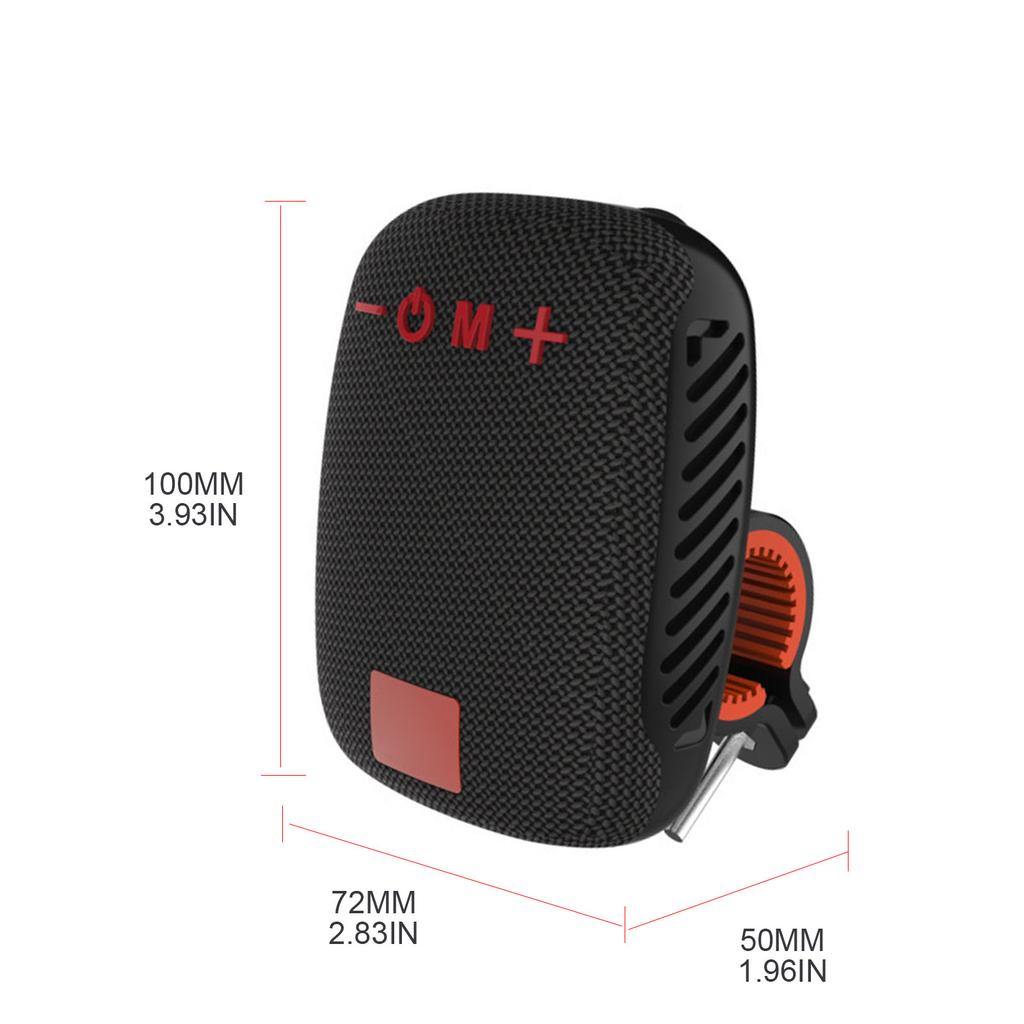 Bike TWS Bluetooth-compatible Speaker Outdoor Portable Wireless Bass Stereo Subwoofer Bicycle Waterproof Loudspeaker