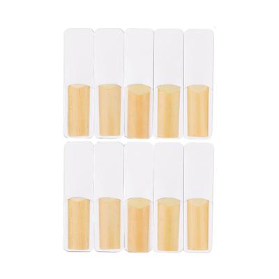 SLADE Saxophone Reeds 10 Pack Tenor Sax Reeds Rich Sound for Saxophone Beginner and Player Saxophone Reeds Kit