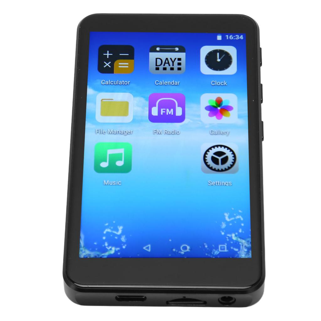 MP4 Player Recorder Multifunction IPS HD Screen HiFi Lossless Sound Bluetooth 5.0 WiFi Touch Screen Music Player 32GB