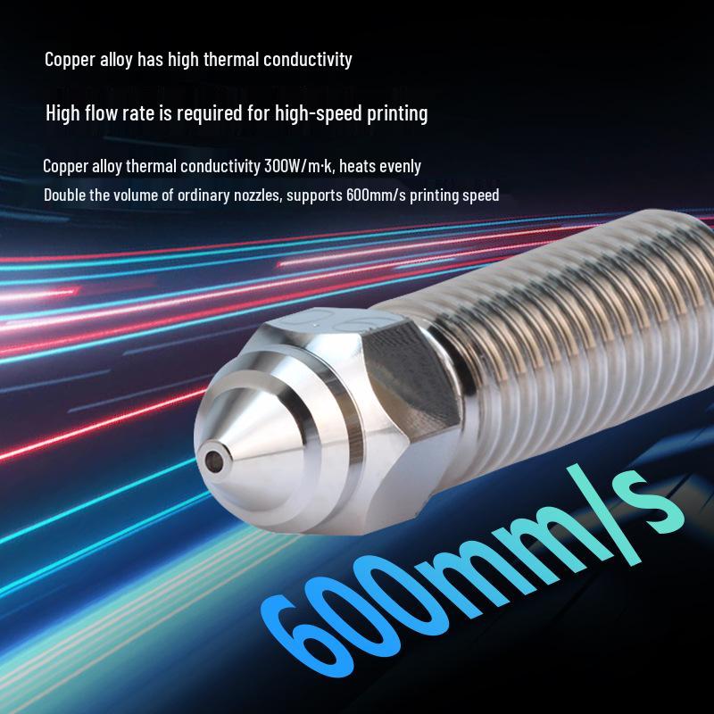 Chuangxiang K1/K1 Max 3D Printer High-Speed, High-Flow, High-Temperature Brass Nozzle