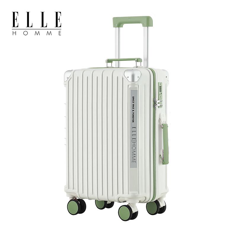 

ELLE HOMME EH2530 Color-Block Luggage with Shock-Absorbing Brake Wheels 26 inches