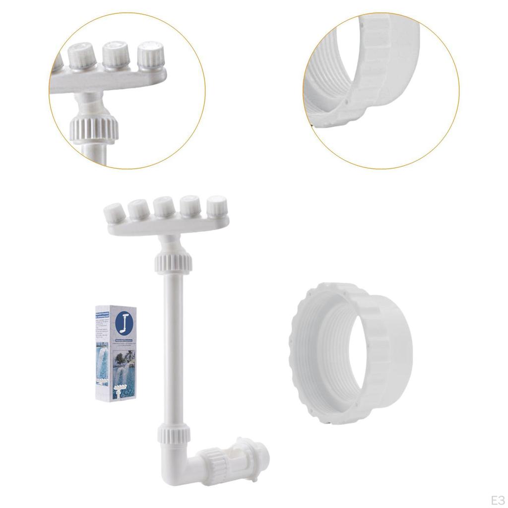 Spray Water Feature for Pools, Rotating Waterfall Sprinkler Accessory