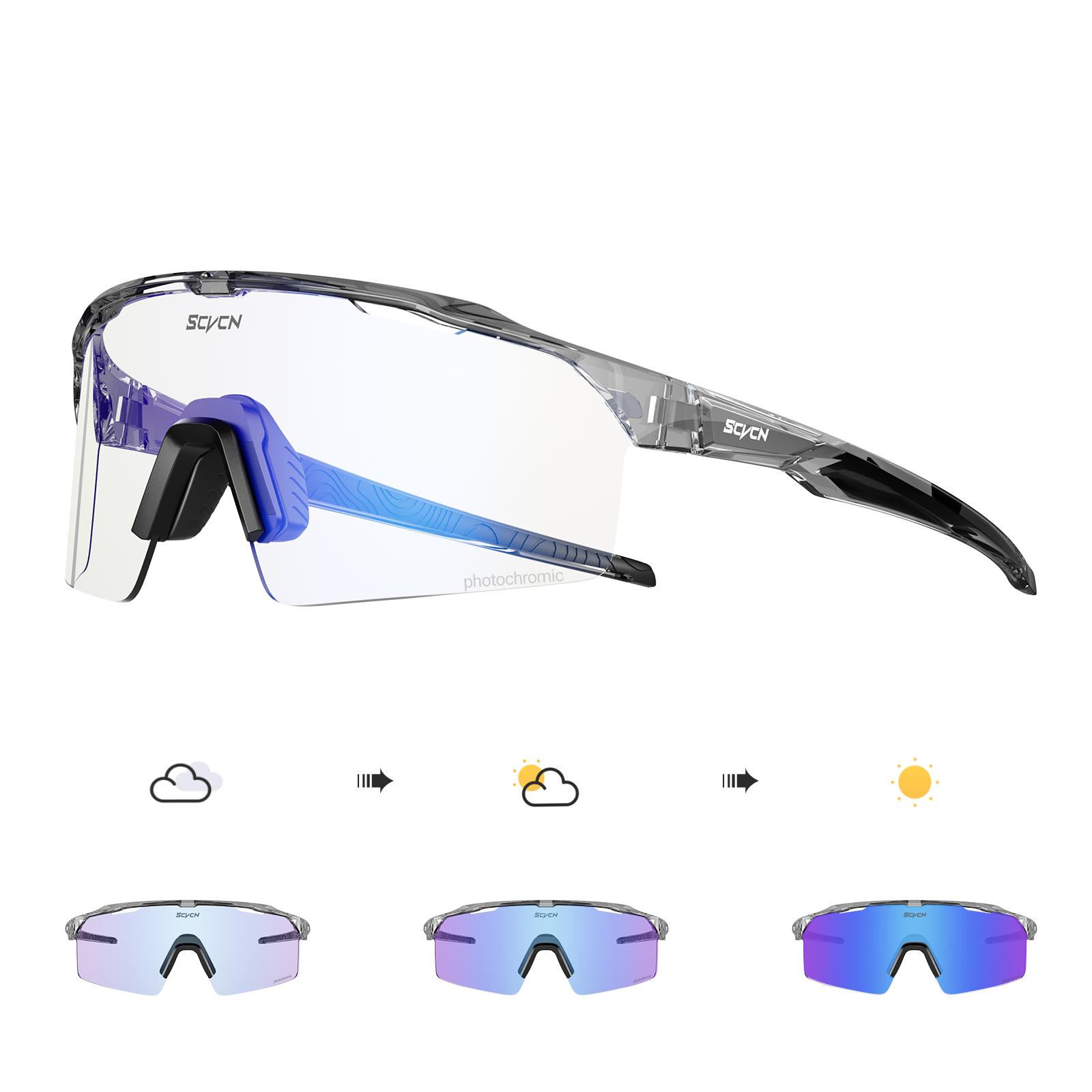 

Pochromic Bicycle Equipment Cycling Glasses UV400 MTB Road Mountain Bike Racing Outdoor Sports Camping Golf Sunglasses Photochromic