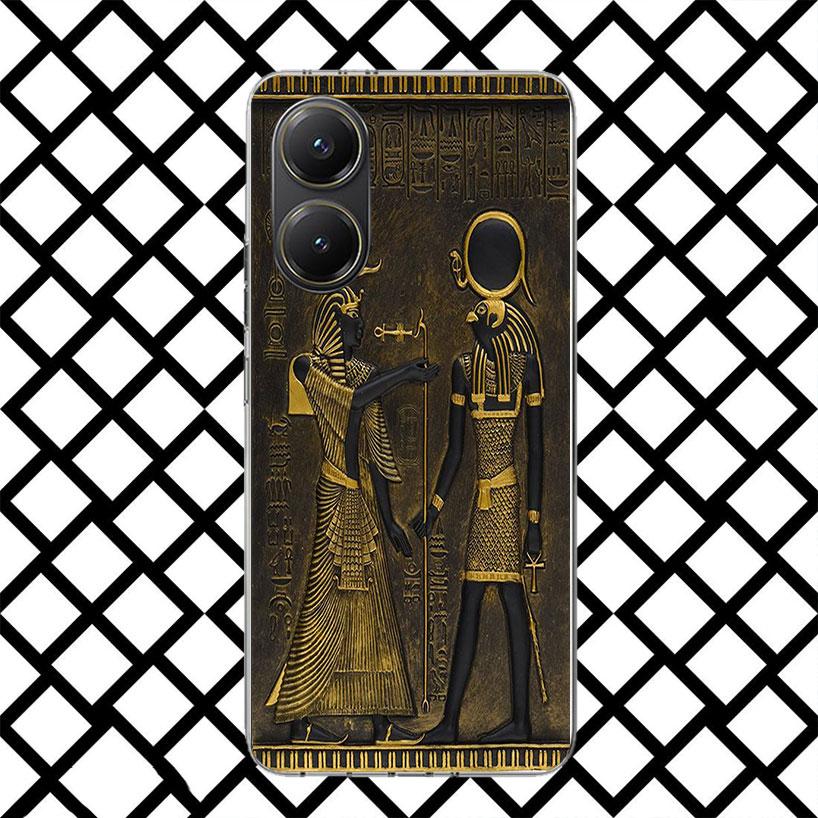 Egypt Nefertiti Anubis Pharaoh Phone Case for Xiaomi Poco F7 Ultra X7 X6 X5 Pro X4 Gt M8 M7 Redmi 15 15C 13 13C 12 12C Soft Cove