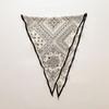 Retro Cashew Print Silk Scarf Accessories Rhombus Versatile Triangle Scarf Spring And Summer Thin Out Clothing With Shawl