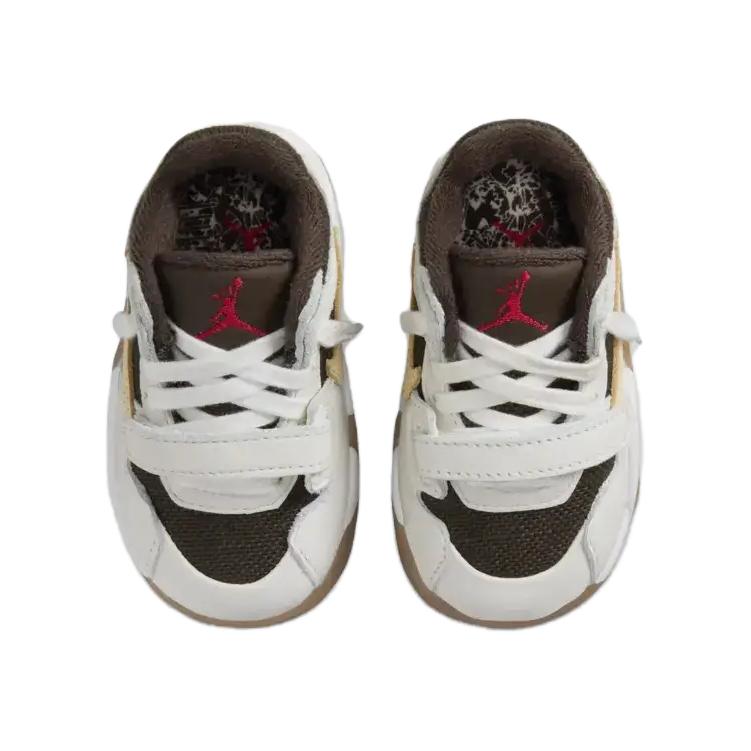 Air Jordan Travis Scott X Jordan Jumpman Jack TR TD Sail Baby Sneakers Cream Muslin Dark-Mocha FJ2852-100
