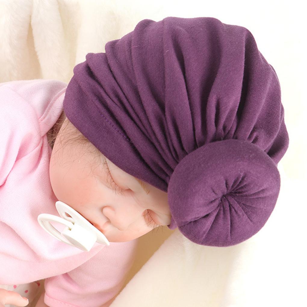 1\-2 Years Old New Arrival 1Pc Newborn Toddler Kids Baby Boy Girl Turban Beanie Hat Headwear Hat Headbands Fashion Headdress