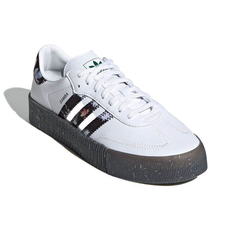 Adidas Originals Samba Low Top Sneakers Women Sneakers Black White Multicolor FZ3632