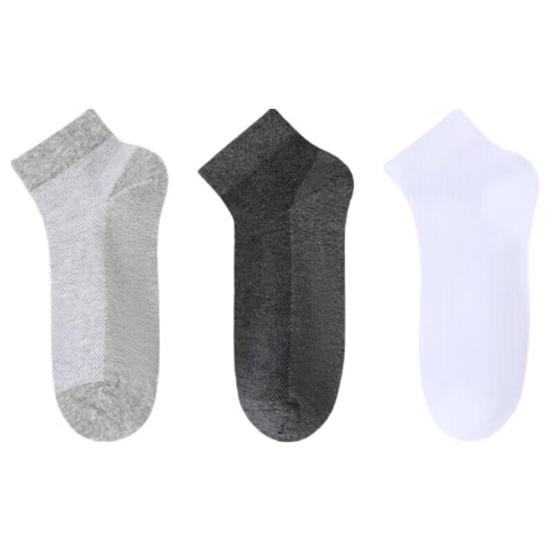 LangSha Men s Anti-Odor Pure Cotton Breathable Casual Sports Socks 100% Cotton Mesh Men s Socks