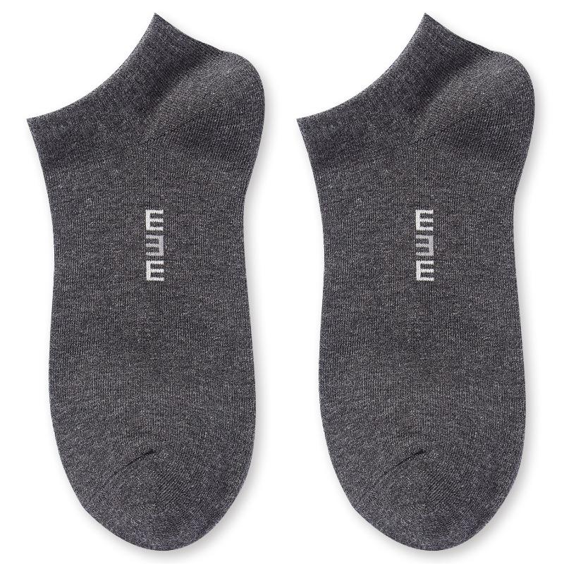 Men's Cotton Summer Breathable Short-legged Antibacterial and Deodorizing Sweat-absorbing Boat Socks and Short Stockings