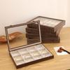 Armband Schmuck Vitrine Box Halsketten Organizer Etui Juwelier Transparente Auslagen Etuis Haushalt Schmuck Aufbewahrungsboxen