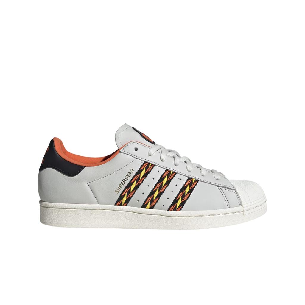 Adidas Superstar Crystal White Semi Impact Orange