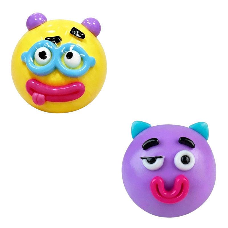 Smushers Squishy Curiosidades Divertidas Cara de Perro Intercambio Squishy Juguete Blando Moldeable Lindo Rebote Lento Juguete para Apretar, Regalo Sensorial Relajante