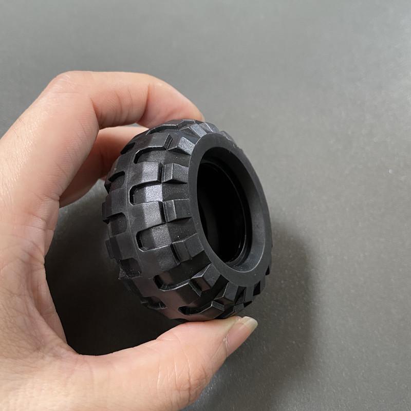 Small Particle Building Block Accessories 56X26Mm Tires, Compatible With Building Block 55976 Wheel Skin, Spare Parts, Wheels